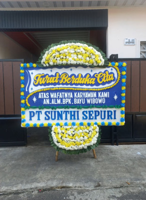 Papan Bunga Duka di Sampangan