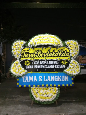 Papan Bunga Duka di Sampangan